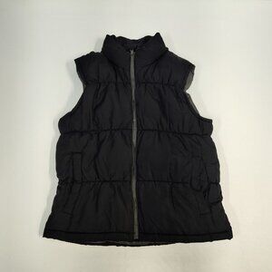 Old Navy Quilted Puffer Vest Sleeveless Small Full Zip Unisex Polyester V/300717